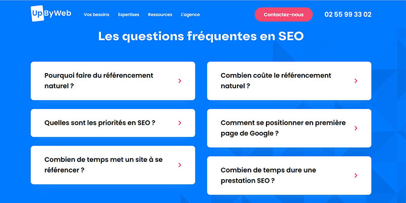Format FAQ pour l'AEO
