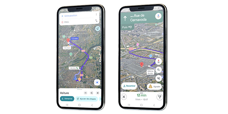 Gemini dans Google Maps pour la navigation