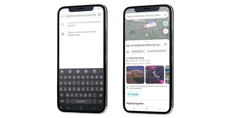 La recherche intelligente dans Google Maps grâce à Gemini