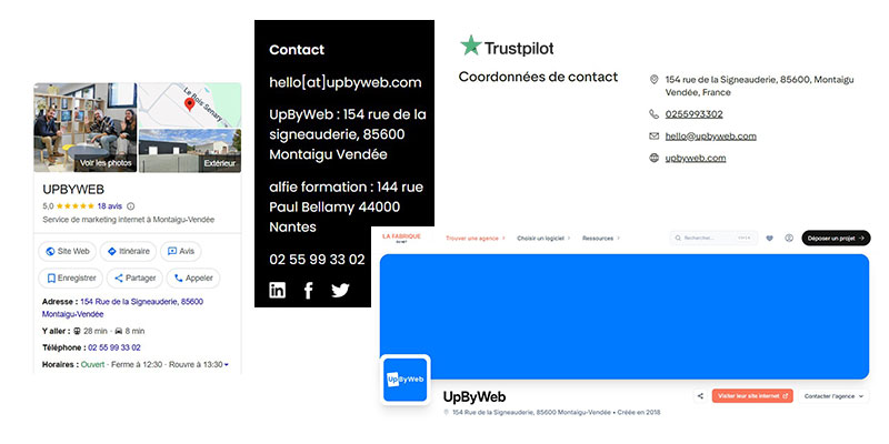 Cohérence NAP SEO comme levier local