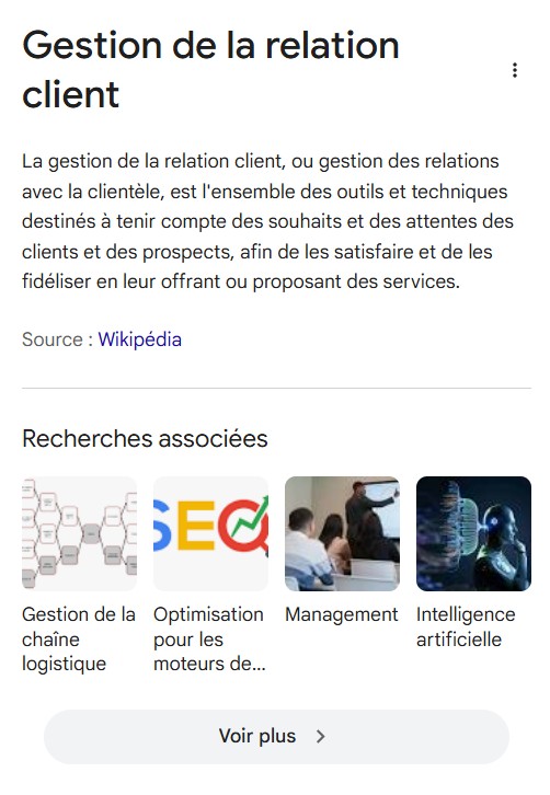 Knowledge graph avec wikipedia