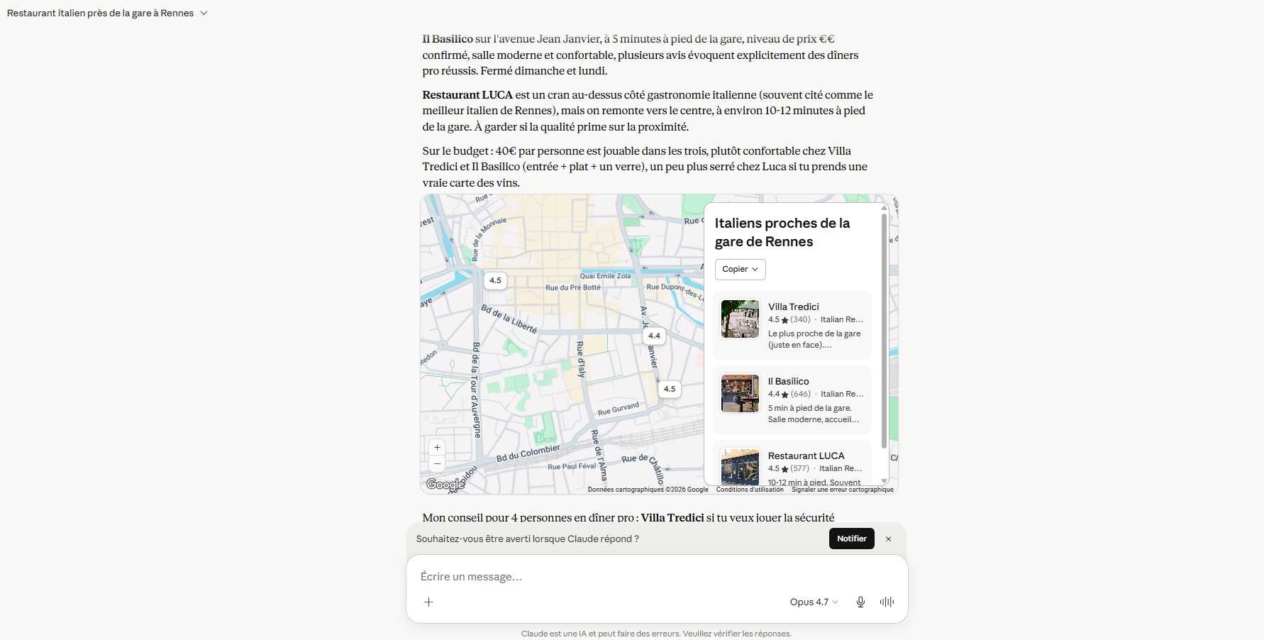 Recherche textuelle plus conversationnelle avec les IA 